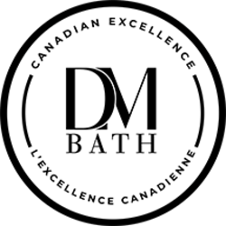 DM BATH DMT25P-01 25 INCH QUARTZ PREMIUM COUNTERTOP WITH DMS01W UNDERMOUNT SINK AND SINGLE FAUCET HOLE