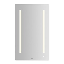 ROBERN AM2440RFPW AIO SERIES 23-1/8 X 39-1/4 INCH DIMMABLE WALL MIRROR WITH LUM LED LIGHTING AND USB CHARGING PORTS