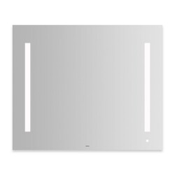 ROBERN AM3630RFPA AIO MIRRORS 36 W X 30 H INCH WALL MIROR WITH PENCIL EDGE, LUM LIGHTING AND OM AUDIO SYSTEM
