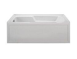 RELIANCE R6030ISW-LH 60 INCH INTEGRAL SKIRTED LEFT HAND END DRAIN WHIRLPOOL BATHTUB