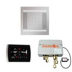 THERMASOL WH14SPSS SIGNATOUCH 14 INCH HYDROVIVE SQUARE RAINHEAD WITH DIGITAL SHOWER VALVE