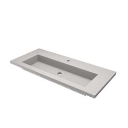 NATIVE TRAILS NSVT48 CAPISTRANO 48 1/2 INCH 8 INCH WIDESPREAD FAUCET CUTOUT VANITY TOP WITH INTEGRAL SINK