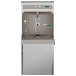 ELKAY LZ8WSSSMC EZ AND EZH2O 17 7/8 INCH 8 GPH REFRIGERATED SURFACE MOUNT BOTTLE FILLING STATION WITH FILTERED - STAINLESS STEEL