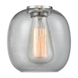 INNOVATIONS LIGHTING G104 BALLSTON BELFAST 6 INCH SPHERE GLASS SHADE - CLEAR SEEDY