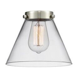INNOVATIONS LIGHTING G42 8 INCH LARGE CONE GLASS SHADE - CLEAR