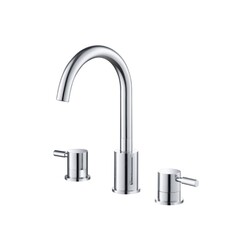 ISENBERG 100.2000 SERIE 100 THREE HOLE 8 INCH WIDESPREAD TWO HANDLE BATHROOM FAUCET