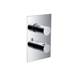 ISENBERG 100.4420 SERIE 100 3/4  INCH THERMOSTATIC VALVE WITH 2-WAY DIVERTER AND INTEGRATED VOLUME CONTROL AND TRIM