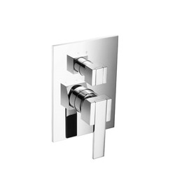 ISENBERG 150.2100CP SERIE 150 TUB / SHOWER TRIM WITH PRESSURE BALANCE VALVE AND INTEGRATED 2-WAY DIVERTER - 2-OUTPUT IN CHROME