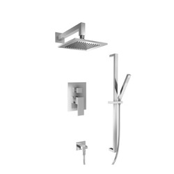 ISENBERG 160.3350 TWO OUTPUT SHOWER SET WITH SHOWER HEAD AND HAND HELD