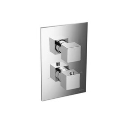 ISENBERG 160.4420 SERIE 160 3/4  INCH THERMOSTATIC VALVE WITH 2-WAY DIVERTER AND INTEGRATED VOLUME CONTROL AND TRIM