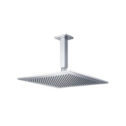 ISENBERG RHC.12S UNIVERSAL FIXTURES 12 INCH RAIN HEAD WITH 6 INCH CEILING MOUNT ARM