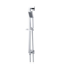 ISENBERG SHS.2015 UNIVERSAL FIXTURES 2 3/8 INCH HAND SHOWER SET WITH SLIDE BAR AND INTEGRATED ELBOW