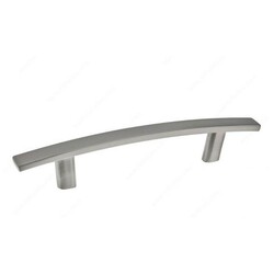 RATEL H143976 4 INCH ZAMAK HANDLE CONTEMPORARY SOLID CURVE PULL
