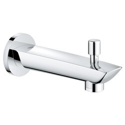 GROHE 133563 EUROSMART 6 1/8 INCH WALL MOUNT TUB SPOUT WITH DIVERTER