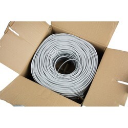 VIVO CABLE-V015 250 FT CAT6 (CCA) ETHERNET CABLE - GREY