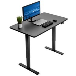 VIVO DESK-KIT-05B 47 1/4 INCH X 29 1/2 INCH ELECTRIC DESK WITH 2 BUTTON CONTROLLER