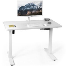 VIVO DESK-KIT-14 43 INCH X 23 5/8 INCH ELECTRIC DESK WITH PUSH BUTTON MEMORY CONTROLLER
