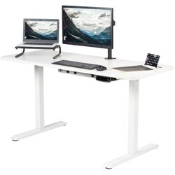 VIVO DESK-KIT-2E6 59 INCH X 23 5/8 INCH ELECTRIC DESK WITH TOUCH SCREEN MEMORY CONTROLLER
