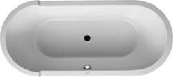 DURAVIT 700012000000090 STARCK TUB 74-3/4 X 35-1/2 INCH OVAL BASE BATHTUB, FREE-STANDING, WITH TWO BACKREST SLOPES