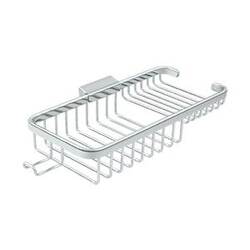 DELTANA WBR1051H WIRE BASKET 10 INCHES RECTANGULAR WITH HOOK
