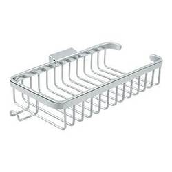 DELTANA WBR1052H WIRE BASKET 10 INCHES RECTANGULAR WITH HOOK