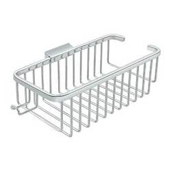 DELTANA WBR1054H WIRE BASKET 10 INCHES RECTANGULAR WITH HOOK