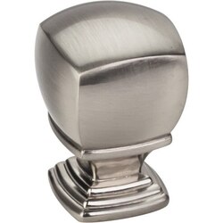 HARDWARE RESOURCES 188L JEFFERY ALEXANDER KATHARINE COLLECTION 1 INCH OVERALL LENGTH CABINET KNOB