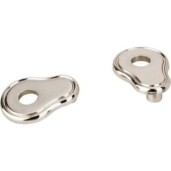 HARDWARE RESOURCES PE02 JEFFREY ALEXANDER ESCUTCHEONS COLLECTION ZINC DIE CAST PULL ESCUTCHEON FOR 3 INCH TO 3-4/5 INCH CABINET PULL