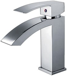WHITEHAUS WH2010001 JEM COLLECTION 5-1/8 INCH SINGLE HOLE/SINGLE LEVER LAVATORY FAUCET