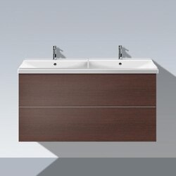 DURAVIT LC6258 L-CUBE 50-3/4 X 19 INCH VANITY UNIT WALL-MOUNTED, WITH TWO DRAWERS