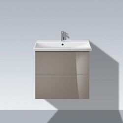 DURAVIT LC6240 L-CUBE 24-3/8 X 19 INCH VANITY UNIT WALL-MOUNTED, WITH TWO DRAWERS