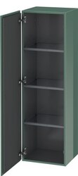 DURAVIT LC1178 L-CUBE 15-3/4 X 14-1/3 INCH SEMI-TALL CABINET WITH ONE DOOR AND THREE GLASS SHELVES