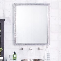 NATIVE TRAILS MR520 DIVINITY 20 X 25 INCH RECTANGLE MIRROR TO COORDINATE WITH BRUSHED NICKEL BATHROOM SINKS
