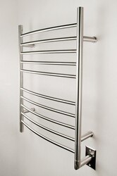 AMBA PRODUCTS RWH-C RADIANT 24 W X 32 H INCH CURVED HARDWIRED HEATED TOWEL RACK