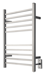 AMBA PRODUCTS RSWH RADIANT 24 W X 32 H INCH SQUARE HARDWIRED HEATED TOWEL RACK