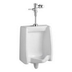 AMERICAN STANDARD 6501.511.020 WASHBROOK 1.0 GPF WASHOUT TOP SPUD URINAL WITH MANUAL FLUSH VALVE SYSTEM