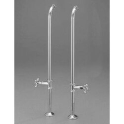 CHEVIOT 3970XL UNIVERSAL FREE STANDING HEAVY DUTY WATER SUPPLY LINES WITH STOP VALVES, EXTRA LONG