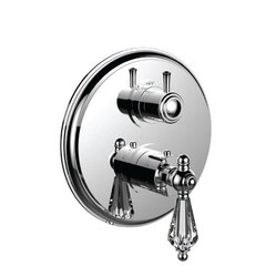SANTEC 7096KC-TM KRISS CRYSTAL 1/2 INCH THERMOSTATIC TRIM AND 2 WAY DIVERTER
