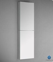 FRESCA FMC8030 52 INCH TALL BATHROOM MEDICINE CABINET WITH MIRRORS