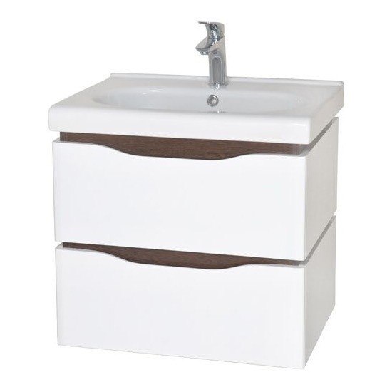 NAMEEKS VN-W01 VENICE 24 INCH WHITE VANITY CABINET WITH FITTED SINK