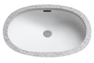 TOTO LT546G 19-11/16 X 19-3/4 INCH UNDERCOUNTER LAVATORY WITH SANAGLOSS