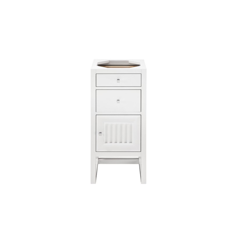 JAMES MARTIN E645-B15R-GW ATHENS 15 INCH CABINET WITH DRAWERS AND DOOR IN GLOSSY WHITE