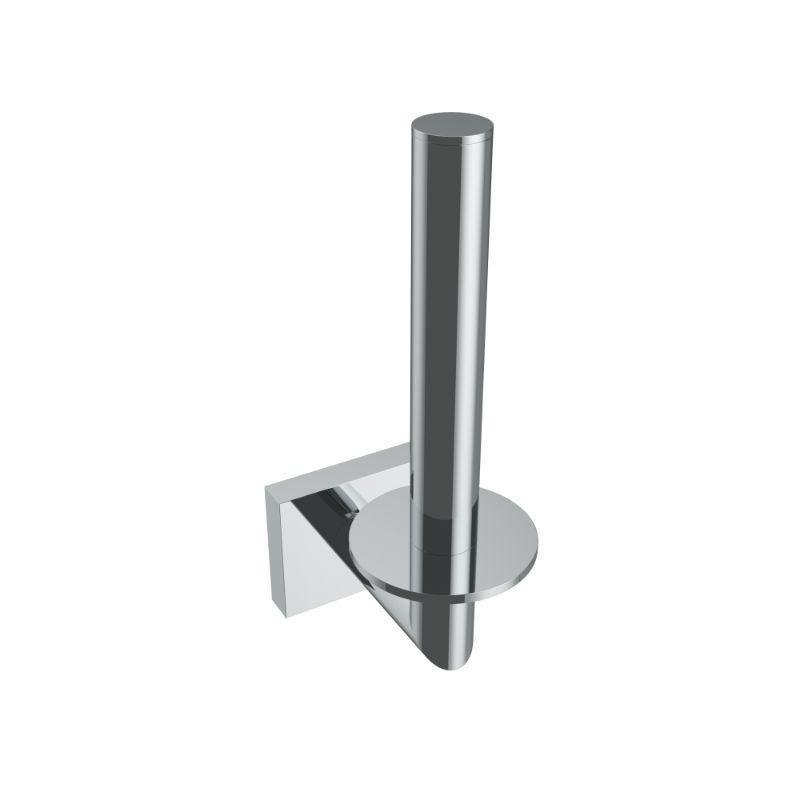 ICO V6208 CRATER 2 INCH WALL MOUNT LEFT HAND POST TOILET PAPER HOLDER