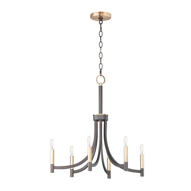 MAXIM LIGHTING 21526 LYNDON 28 INCH CEILING-MOUNTED INCANDESCENT CHANDELIER LIGHT