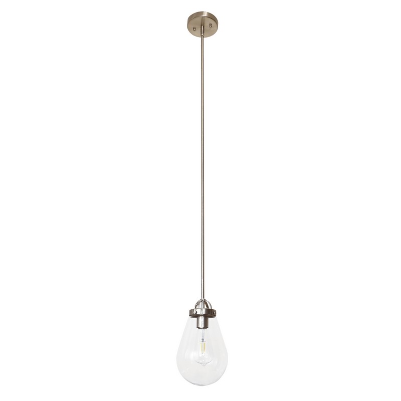 MAXIM LIGHTING 10094CLSN NYLA 6 1/2 INCH CEILING-MOUNTED INCANDESCENT PENDANT LIGHT