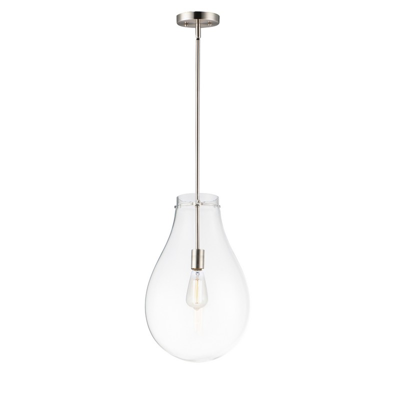 MAXIM LIGHTING 10162CLSN GOURD 11 3/4 INCH CEILING-MOUNTED INCANDESCENT PENDANT LIGHT