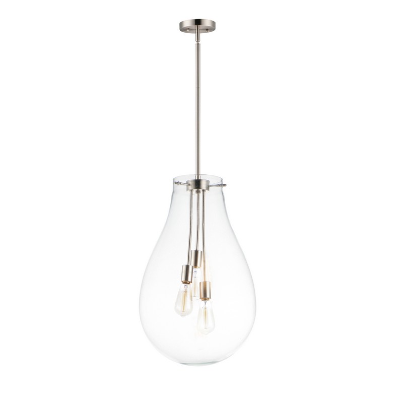 MAXIM LIGHTING 10164CLSN GOURD 15 3/4 INCH CEILING-MOUNTED INCANDESCENT PENDANT LIGHT