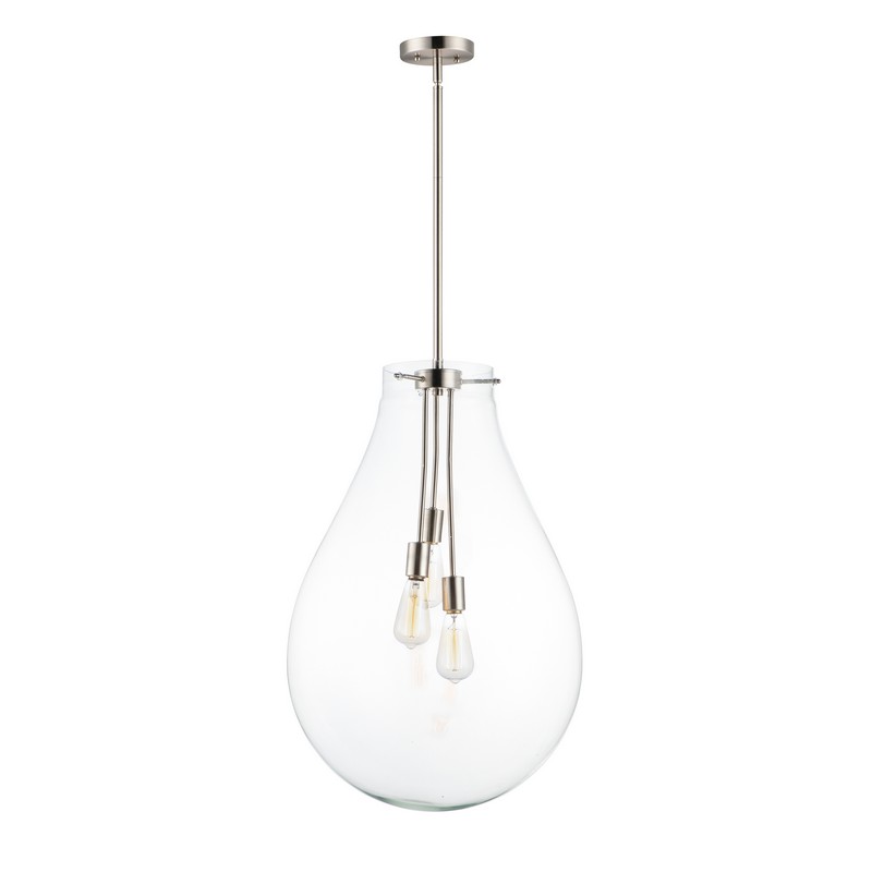 MAXIM LIGHTING 10166CLSN GOURD 19 3/4 INCH CEILING-MOUNTED INCANDESCENT PENDANT LIGHT