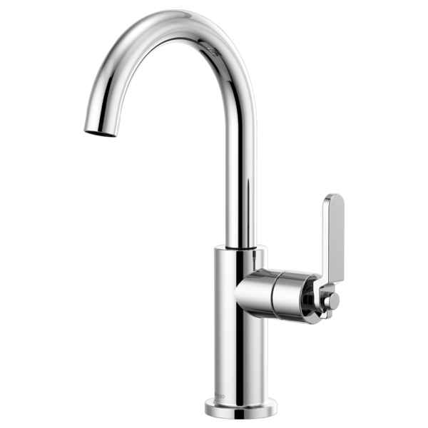 BRIZO 61044LF LITZE BAR FAUCET WITH ARC SPOUT AND INDUSTRIAL HANDLE