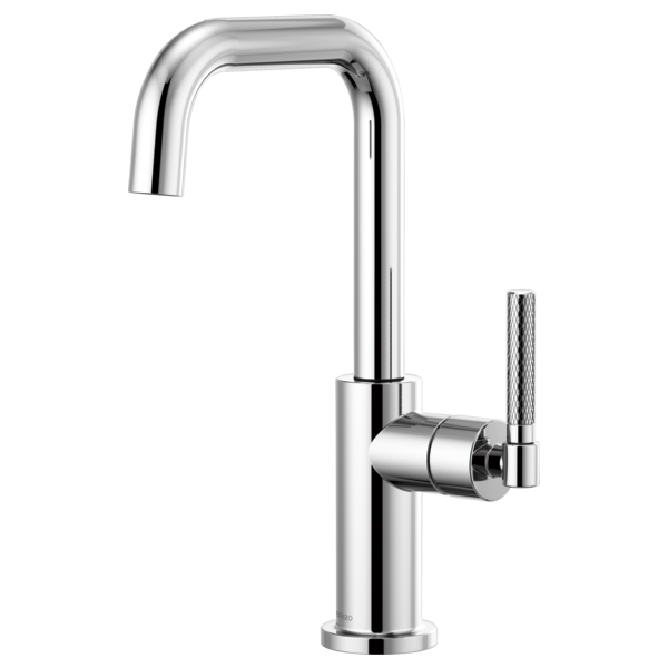 BRIZO 61053LF LITZE BAR FAUCET WITH SQUARE SPOUT AND KNURLED HANDLE